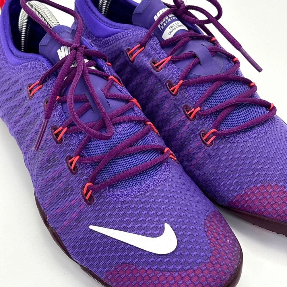 Nike Free 1.0 Cross Bionic Women's 9 Purple Training Shoes 641530-500